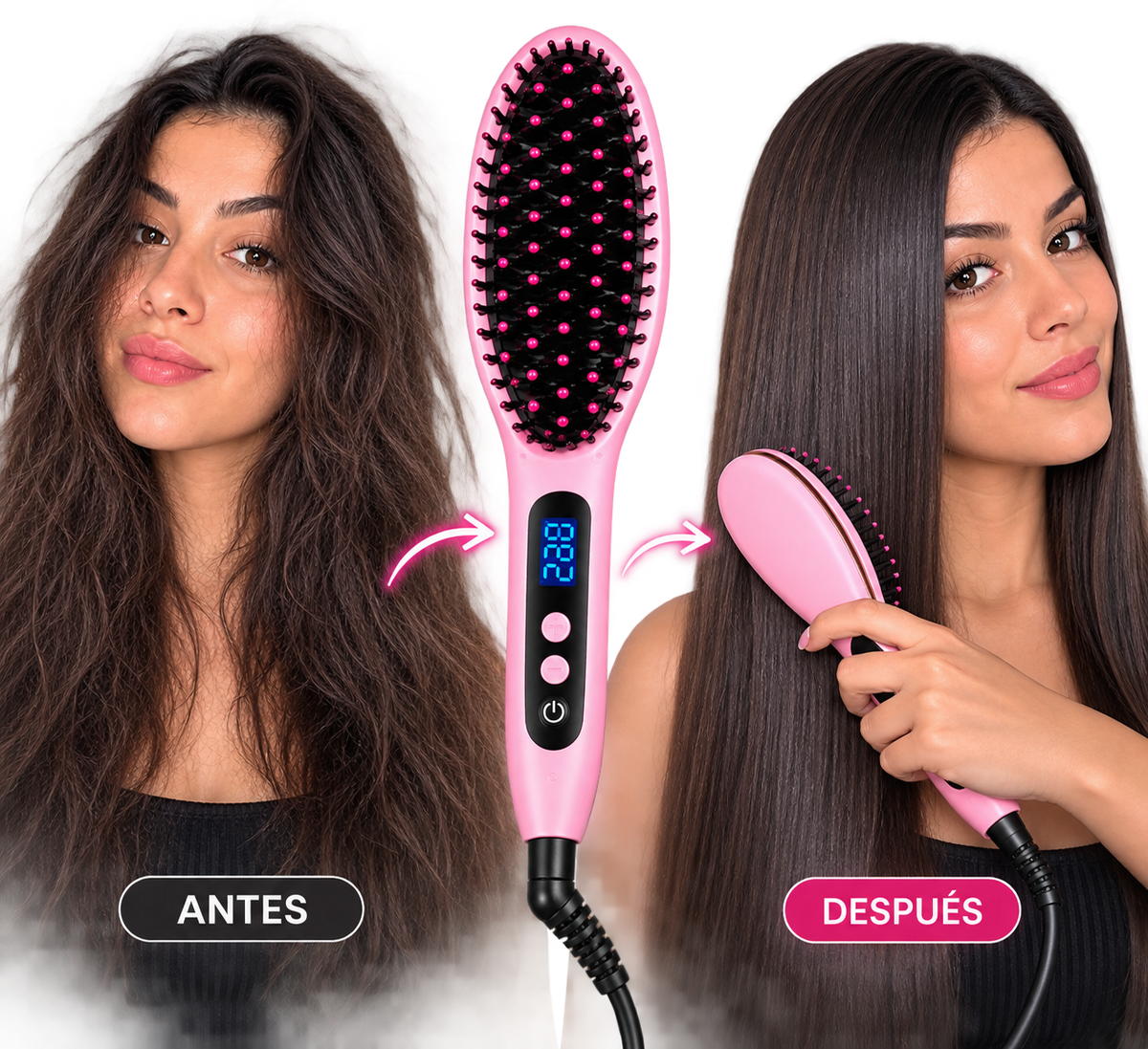 Cepillo Alisador Pink
