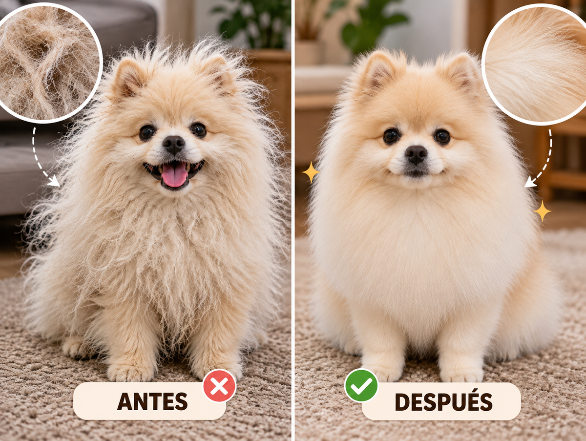 Cepillo a Vapor para Perros y Gatos 3 en 1